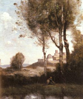 Jean-Baptiste-Camille Corot : Les denicheurs Toscans